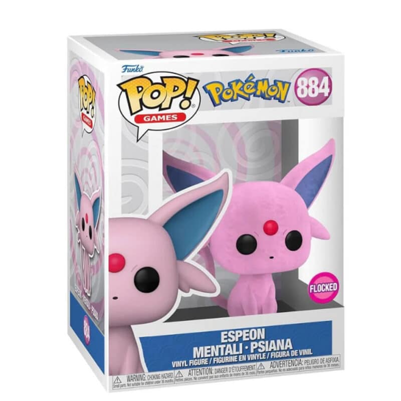 Funko POP! Games: Pokemon – Espeon (Flocked)