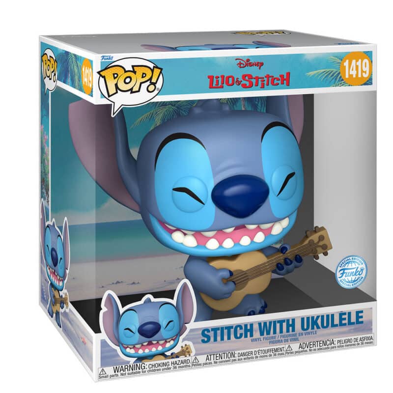Funko Jumbo POP! Disney: Lilo & Stitch - Stitch with Ukelele