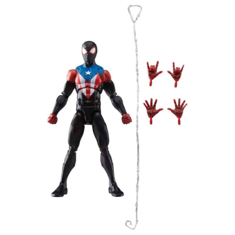 Marvel Legends Series Gamerverse Spider-Man 2 - Miles Morales Boricua Suit Action figure
