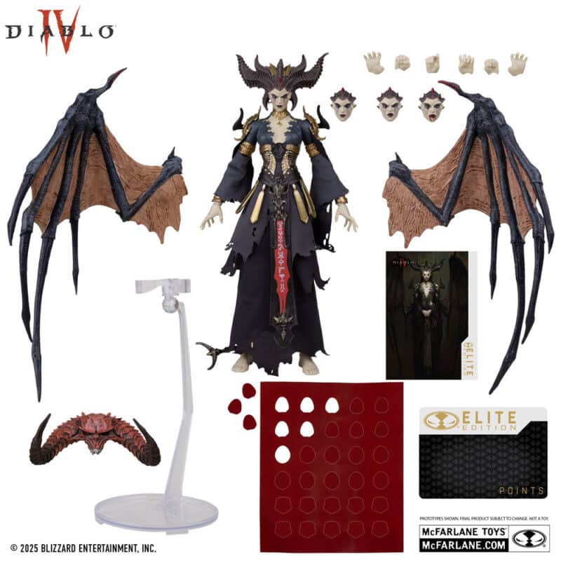 Diablo IV Lilith Deluxe Action Figure (Elite Edition)