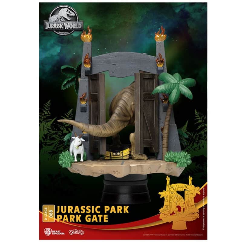 Jurassic Park D-Stage PVC Diorama Park Gate