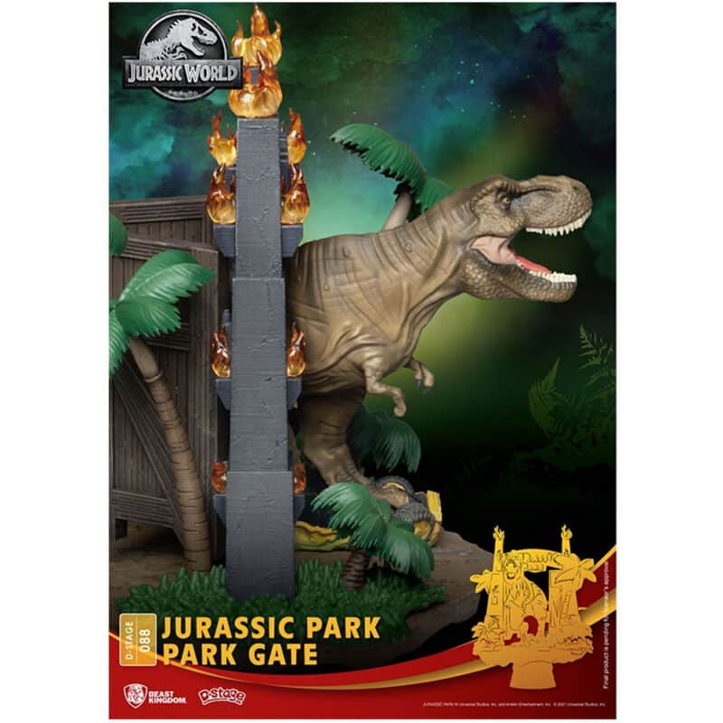 Jurassic Park D-Stage PVC Diorama Park Gate
