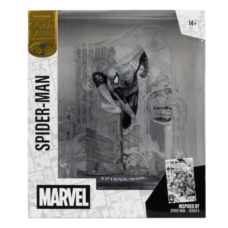 Marvel Spider-Man (Line Art) 1:10th Scale Collectible with Scene