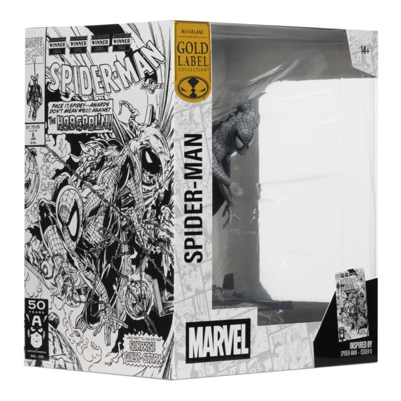 Marvel Spider-Man (Line Art) 1:10th Scale Collectible with Scene