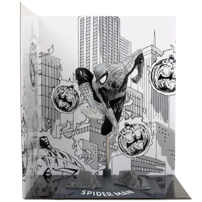 Marvel Spider-Man (Line Art) 1:10th Scale Collectible with Scene