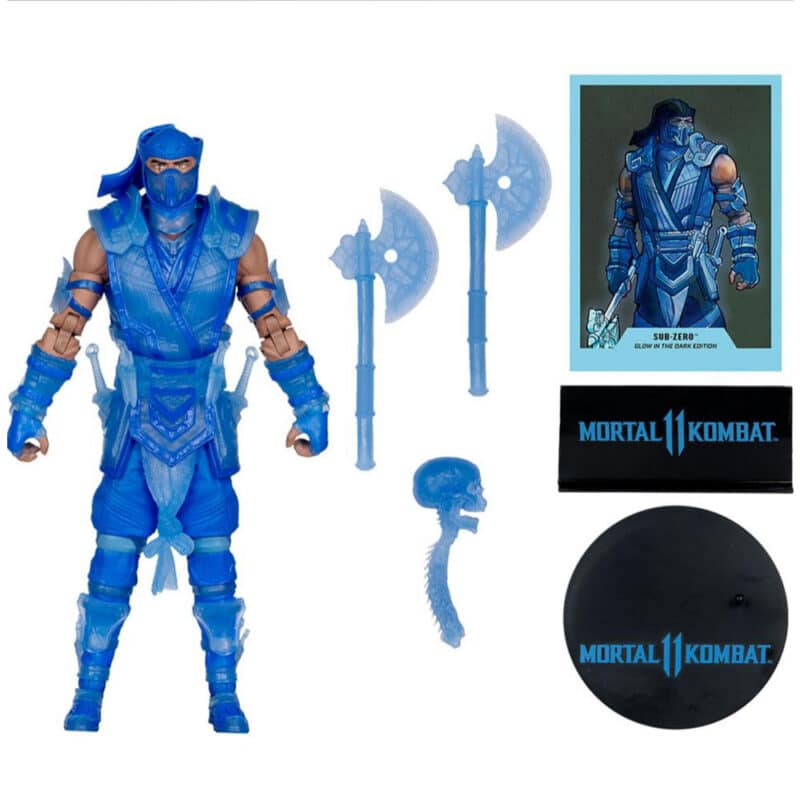 Mortal Kombat 11 Sub-Zero (Glow in the Dark) Gold Label Action Figure