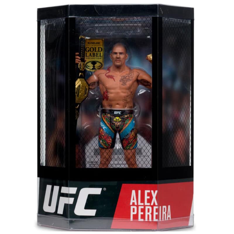 McFarlane's SportsPicks - UFC Alex Pereira Gold Label Posed Figure