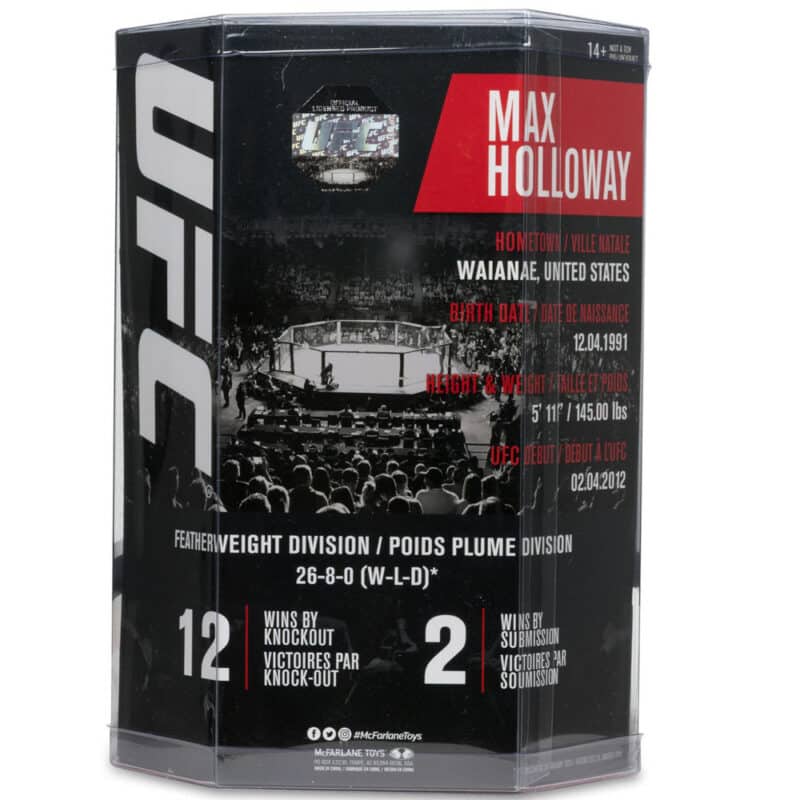 UFC Max Holloway Gold Label Posed Figure