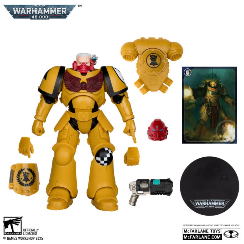 Warhammer 40,000 Intercessor Sergeant (Imperial Fist) Gold Label Action Figure