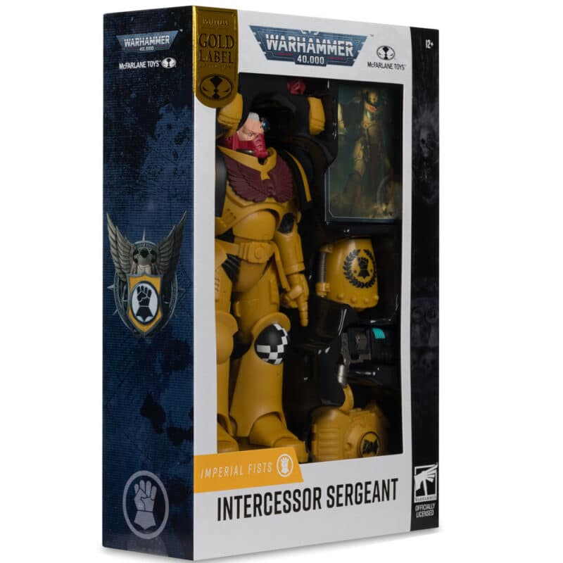 Warhammer 40,000 Intercessor Sergeant (Imperial Fist) Gold Label Action Figure