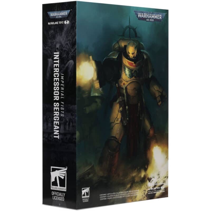 Warhammer 40,000 Intercessor Sergeant (Imperial Fist) Gold Label Action Figure