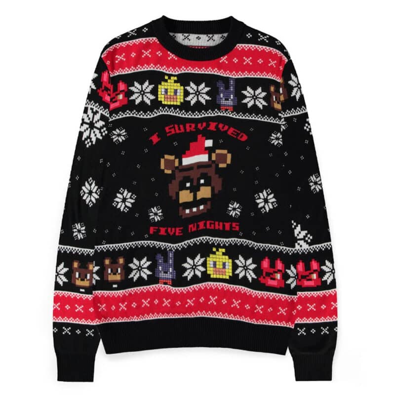 Five Nights at Freddy's Christmas Jumper Happy Holidays