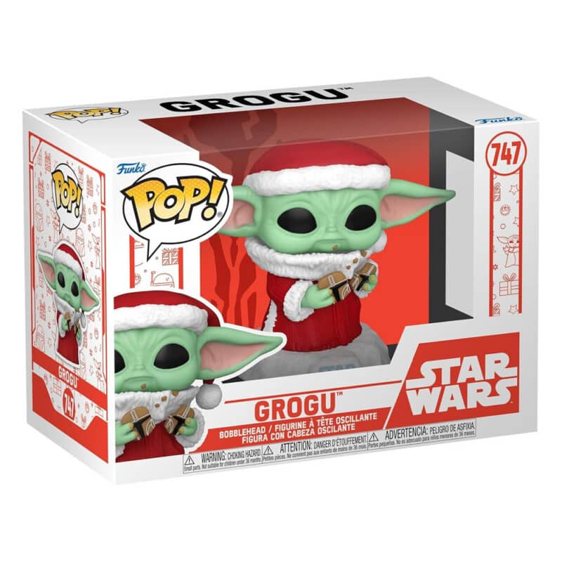Funko POP! Star Wars: The Mandalorian Holiday - Grogu (Santa)