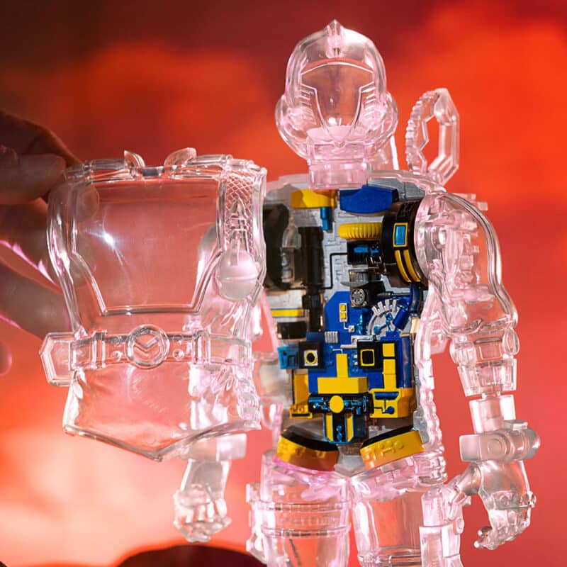 G.I. Joe - Cobra B.A.T. Super Cyborg Action Figure (Clear)