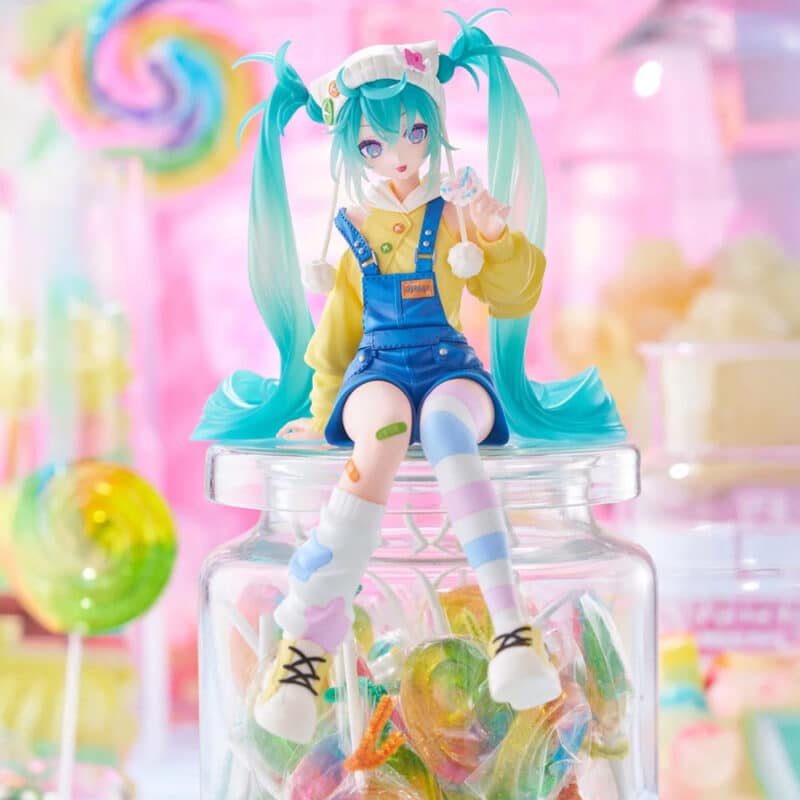 Hatsune Miku Noodle Stopper PVC Statue – Lollipop