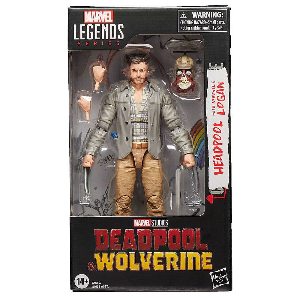 Marvel Legends Series Deadpool & Wolverine - Headpool with Logan