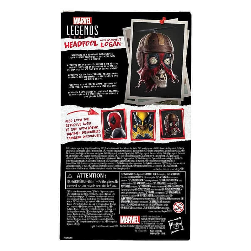 Marvel Legends Series Deadpool & Wolverine - Headpool with Logan