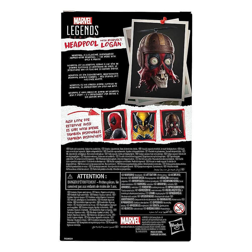 Marvel Legends Series Deadpool & Wolverine - Headpool with Logan