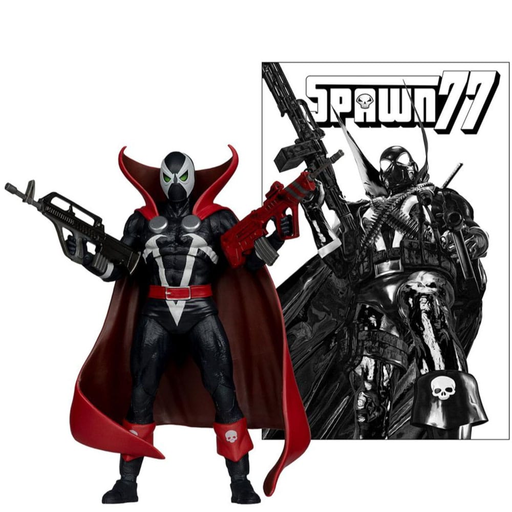 Spawn Page Punchers Action Figure Spawn 1977 Red and Black