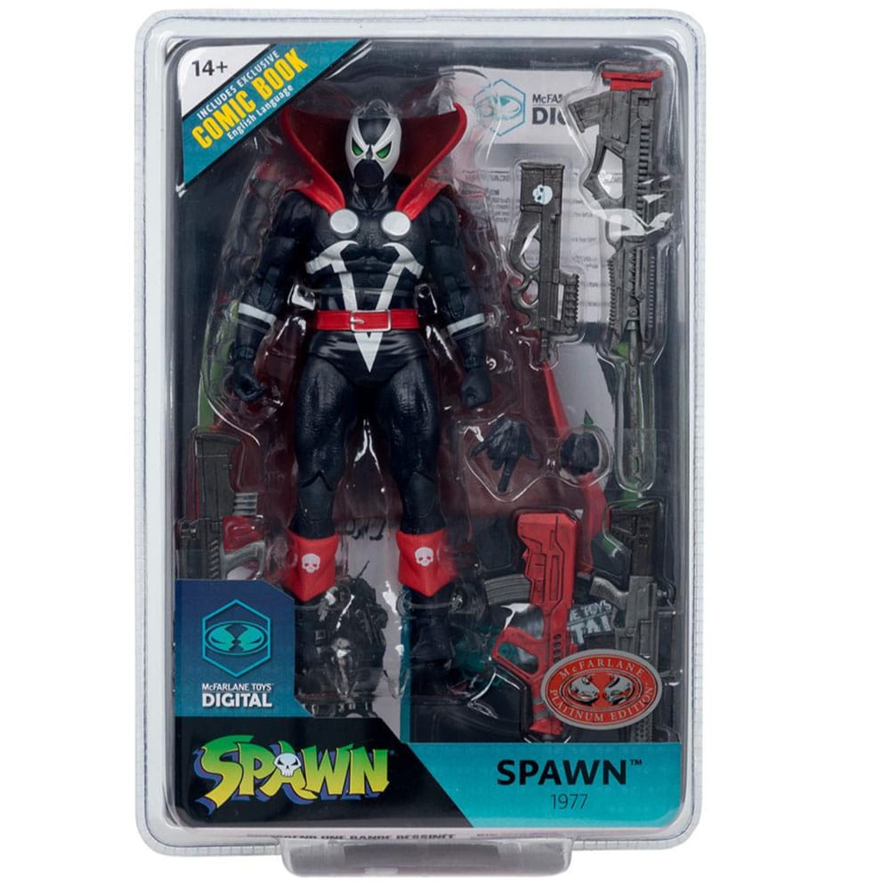 Spawn Page Punchers Action Figure Spawn 1977 Red and Black