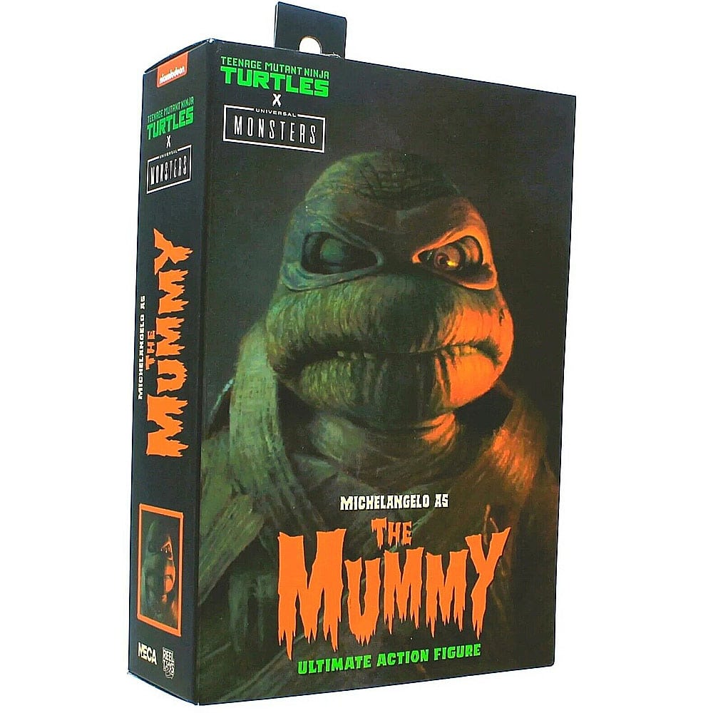 Universal Monsters x Teenage Mutant Ninja Turtles – Michelangelo as The Mummy Ultimate Figure