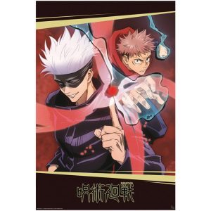 Jujutsu Kaisen poster Itadori & Gojo
