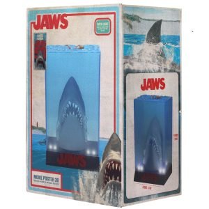 Jaws: 50th Anniversary 3D Movie Poster Figure with Light