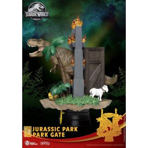 Jurassic Park Gate Diorama Stage (Light-Up)